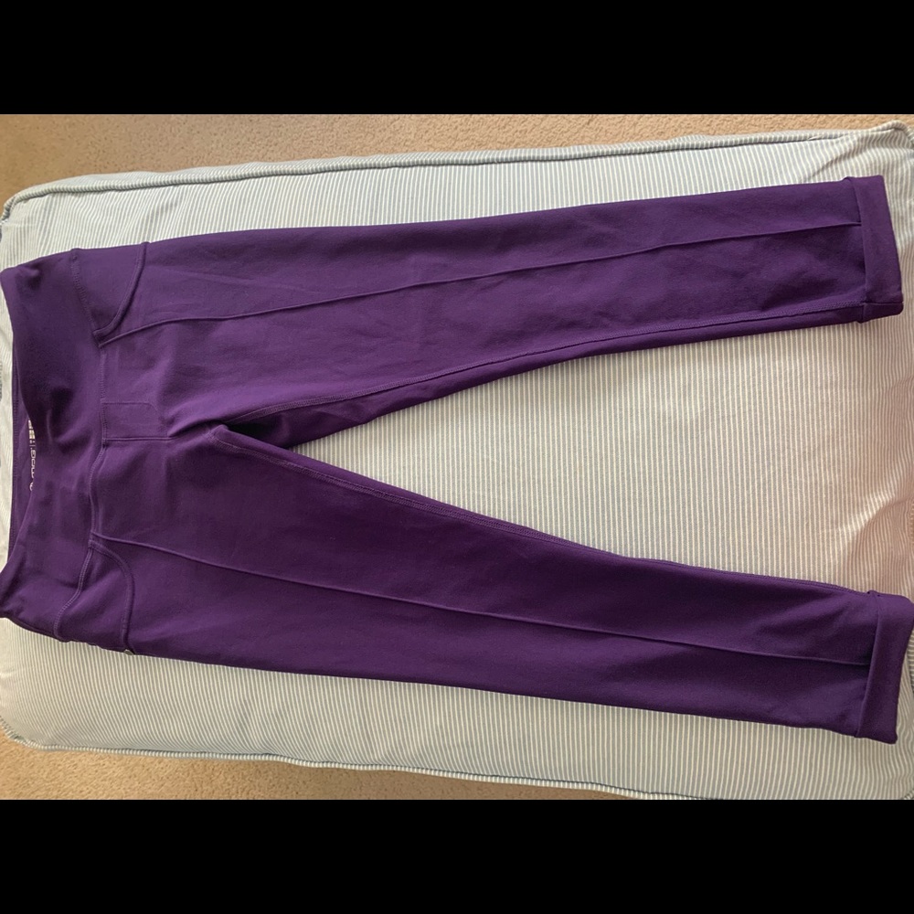 MPG purple leggings - workout or go out!